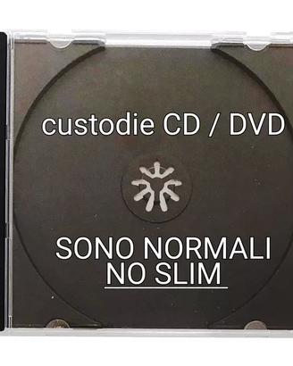 40 Custodie CD / DVD Normal Case Jewel - NO SLIM