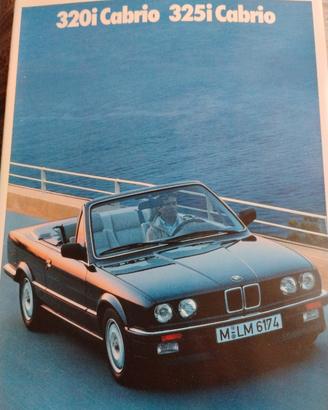 Brochure BMW 320i Cabrio 325i Cabrio 