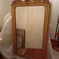 Specchio dorato antico