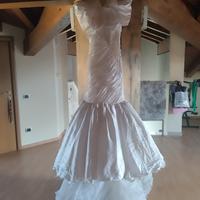 abito da sposa modello sirena vintage 