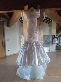 abito da sposa modello sirena vintage 