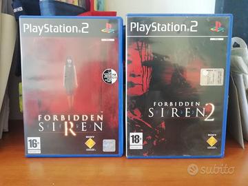 Ps2 Forbidden siren 1 e 2 pal ita