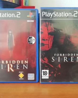 Ps2 Forbidden siren 1 e 2 pal ita