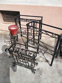 fioriere in ferro battuto 