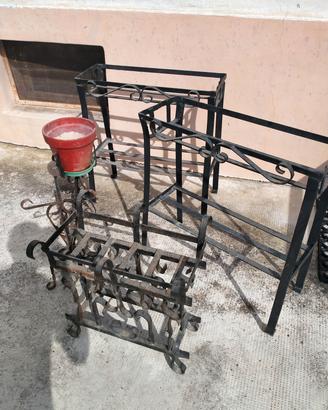 fioriere in ferro battuto 