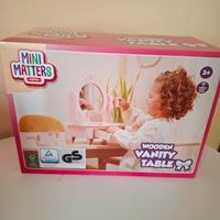 Specchiera giocattolo bambina legno nuova 