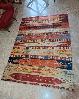 Tappeto in velluto design floreale  per interni d
