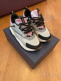 Sneakers Dior B22 Mesh Rosa e Grigio - Taglia 40