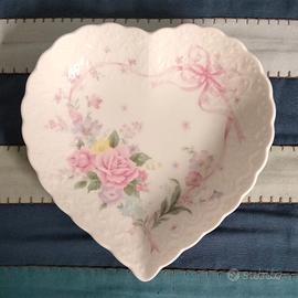 NARUMI Piattino Cuore Bone China Vintage Japan