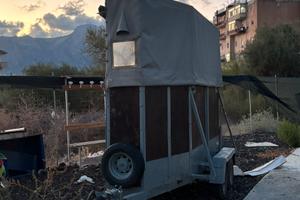 carrello per cavalli monoposto