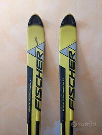 sci  Fischer 180cm con attacchi