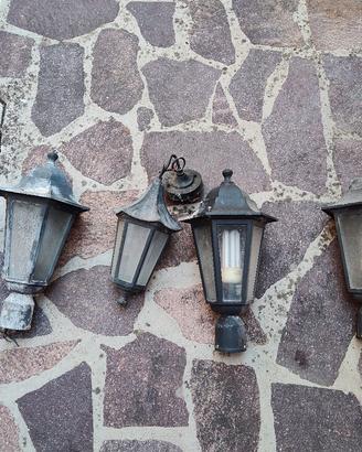 Porta lampada testa palo