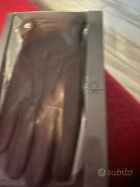 Guanti pelle Calvin Klein uomo