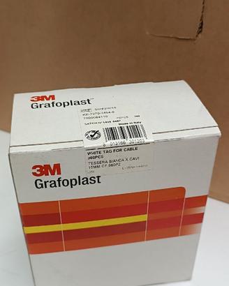 GRAFOPLAST - Tessera per Cavi Bianco dimensioni 15