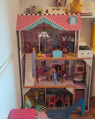 Villa/casa di Barbie con camper