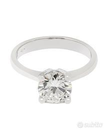 Anello solitario 1,66ct