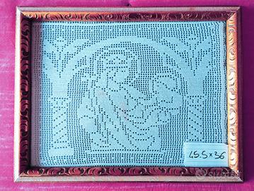 Quadro all’uncinetto 45,5x36