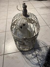 Gabbia Vintage con pupazzo Edwige Harry Potter