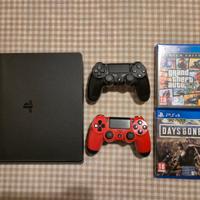 playstation 4 con 2 controller
