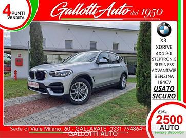 BMW X3 xDrive20i Business Adv.-NO OBBLIGO FIN.