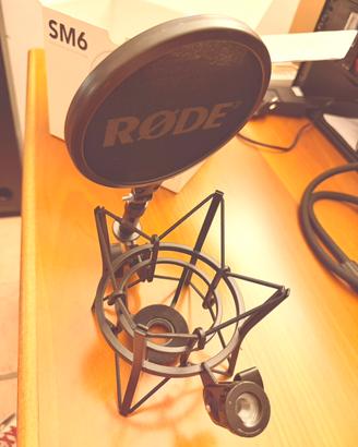 RODE SM6 - supporto microfono con filtro pop