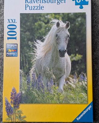 Puzzle Ravensburger 100 pezzi XXL - Cavallo Bianco