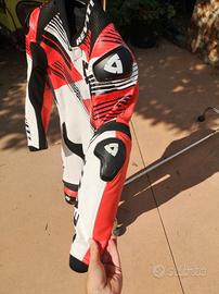 tuta moto 48 rev'it uomo intera in pelle
