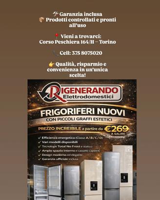 ❄️ FRIGORIFERI NUOVI – SUPER SCONTO ! ❄️