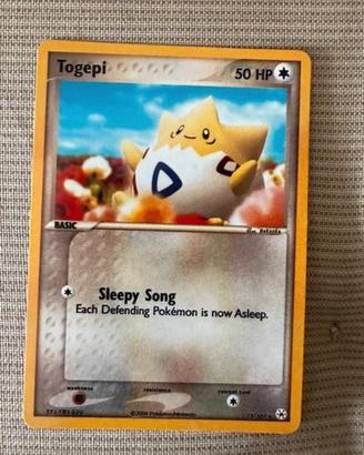 Togepi pokemon card