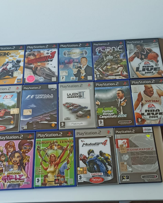 Lotto 23 giochi PlayStation 2