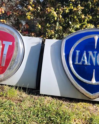 Insegne officina Fiat  Lancia garage 