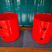 comodini Kartell rossi