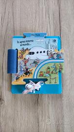 Libro pista puzzle "In aereo intorno al mondo"