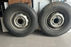 coppia cerchi e gomme Fiat Campagnola