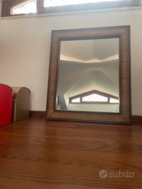 Specchio cornice legno massello