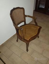 Salottino in paglia di Vienna