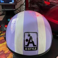 CASCO A STYLE COLORE GLICINE TAGLIA XS IRONY HELME