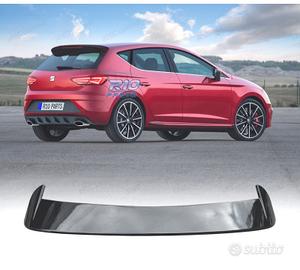 SPOILER ALETTONE SEAT LEON MK3 5P 13-20 NERO LUCID