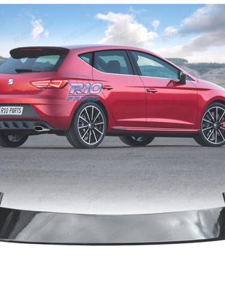 SPOILER ALETTONE SEAT LEON MK3 5P 13-20 NERO LUCID