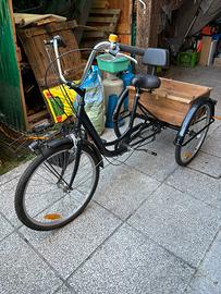Bici a tre ruote- triciclo