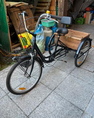 Bici a tre ruote- triciclo