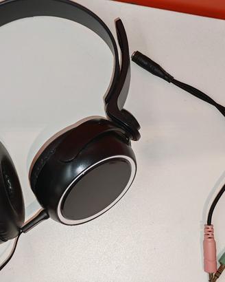 CUFFIE + SDOPPIATORE jack 3.5mm microfono e cuffie