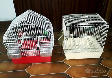x2 Gabbie per uccellini