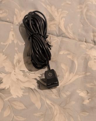 pulsante accensione PC, con switch blu