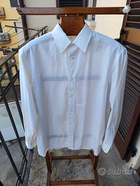 Camicia Bianca classica da uomo maniche lunghe