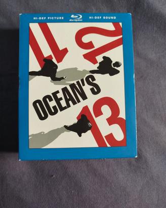 "Ocean's 11/12/13" blu ray cofanetto (3 dischi)