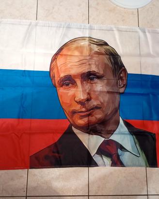 Bandiera Russia e Putin 