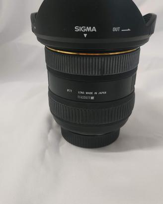 Sigma 10-20mm f/4-5.6 EX DC HSM per Nikon F