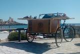 Triciclo Doniselli anni 50 restaurato con cassa