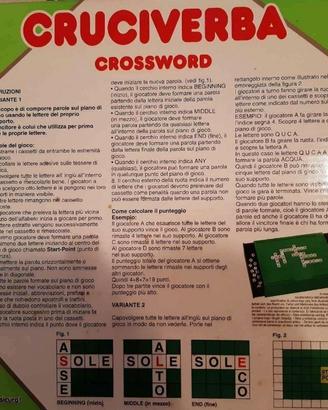 Cruciverba. Gioco